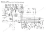Hitachi ZX27U-3, ZX30U-3, ZX35U-3 standard electrical circuit wiring diagram.