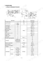 hyundai-hl730-3-wheel-loader-service-manual-specs-19.webp Hyundai HL730-3, Cummins B5.9-C: Specifications table and dimensional diagram for wheel loader without cutting edge bucket.