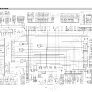Hyundai HL740TM-3 electrical circuit wiring diagram showing relays, switches, and connector pinouts.