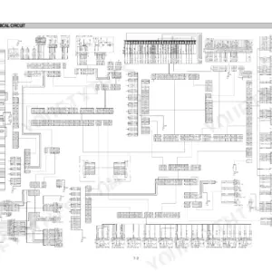 Hyundai HL720-3 electrical circuit wiring diagram showing connectors, switches, and harness destinations.