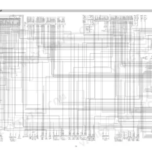 Hyundai HL730-7A, HL730XTD-7A, HL730TM-7A electrical circuit wiring diagram showing connectors, relays, and switches.