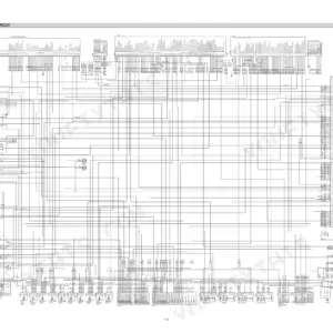 Hyundai HL730-9, HL730XTD-9, HL730TM-9 electrical circuit wiring diagram showing MCU, TCU, and harness dash board connections.
