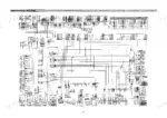 hyundai-hl740-3-wheel-loader-service-manual-wiring-406-1.webp Hyundai HL740-3 electrical circuit wiring diagram showing fuse box, check unit, and various component connections.