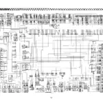 Hyundai HL740-3 electrical circuit wiring diagram showing fuse box, check unit, and various component connections.