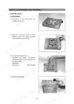 hyundai-hl740-7-hl740tm-7-wheel-loader-service-manual-procedures-124.webp Hyundai HL740-7, HL740TM-7 control valve disassembly procedure showing housing, plates, gaskets, and retaining clip removal.