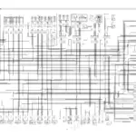 Hyundai HL740-7, HL740TM-7 electrical circuit wiring diagram showing controller, switches, and connector pinouts.