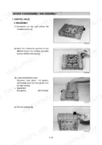 Hyundai HL740-7A, HL740XTD-7A, HL740TM-7A control valve disassembly procedure steps and component photos.