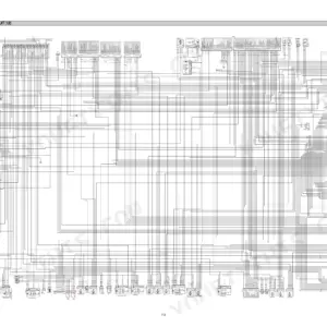 Hyundai HL740-7A, HL740XTD-7A, HL740TM-7A electrical circuit wiring diagram showing MCU, connectors, and system components.
