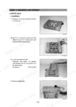 hyundai-hl760-7-wheel-loader-service-manual-procedures-121.webp Hyundai HL760-7 control valve disassembly procedure showing housing, duct plate, and gasket removal steps.