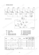 hyundai-hl760-7a-hl760xtd-7a-wheel-loader-service-manual-system-diagram-39.webp Hyundai HL760-7A, HL760XTD-7A hydraulic circuit diagram, valve block control, and proportional valve clutch engagement table.