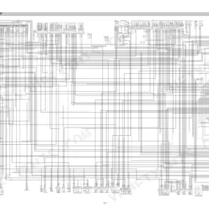 Hyundai HL760-7A, HL760XTD-7A electrical circuit wiring diagram showing MCU, controller, and harness connections.
