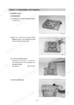 hyundai-hl760-9-hl760xtd-9-wheel-loader-service-manual-procedures-116.webp Hyundai HL760-9, HL760XTD-9 control valve disassembly procedure steps, showing valve housing, plates, and retaining clip removal.
