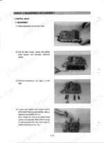 hyundai-hl760-wheel-loader-service-manual-procedures-89.webp Hyundai HL760 control valve disassembly procedure showing steps to remove covers, solenoid valves, and shift-control housing.