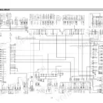 Hyundai HL760 electrical circuit wiring diagram showing connectors, switches, and harness connections for cabin and frame systems.