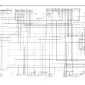 Hyundai HL770-7A, HL770XTD-7A electrical circuit wiring diagram showing MCU, TM controller, and various switch connections.