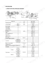 hyundai-hl770-9-wheel-loader-service-manual-specs-19.webp Hyundai HL780-3 wheel loader specifications table and dimensional diagram for bucket without teeth and cutting edge.