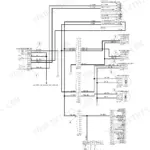 Hyundai HL780-7A illumination circuit wiring diagram showing fuse box, head lamps, and hazard switch connections.