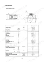 hyundai-hsl810-skid-steer-loader-service-manual-specs-11.webp Hyundai HSL810 skid steer specifications table and dimensional diagram with standard bucket measurements.
