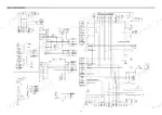 hyundai-r110-7-r110d-7-hydraulic-excavator-service-manual-wiring-161.webp Hyundai R110-7, R110D-7 electrical circuit wiring diagram showing fuse box, harness connections, and CPU controller pinouts.