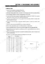 hyundai-r130w-3-wheel-excavator-service-manual-procedures-338.webp Hyundai R130W-3 disassembly and assembly precautions and cork dimension table for hydraulic piping maintenance.