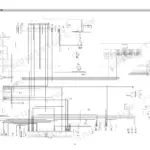 Hyundai R140LC-7A, R140LCD-7A, R140LCM-7A electrical circuit wiring diagram showing ECM, CPU controller, and harness connections.
