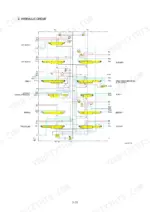 hyundai-r140w-7-wheeled-wheeled-excavator-service-manual-hydraulic-62.webp Hyundai R140W-7 hydraulic circuit diagram showing main control valve spool functions for boom, arm, bucket, swing, and travel.