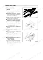 hyundai-r140w-7-wheeled-wheeled-excavator-service-manual-procedures-339.webp Hyundai R140W-7 pump device removal and install procedure with hydraulic pump exploded view diagrams