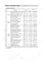 hyundai-r140w-9-wheel-excavator-service-manual-torque-382-1.webp Hyundai R140W-9 tightening torque table for engine, hydraulic, power train, and other major component mounting bolts.