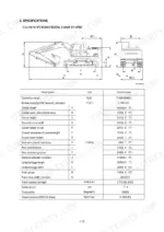 hyundai-r160lc-7a-r160lcd-7a-crawler-excavator-shop-manual-specs-21.webp Hyundai R160LC-7A, R160LCD-7A excavator specifications table and dimensional diagram for mono boom and arm configuration.