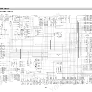 Hyundai R170W-3 electrical circuit wiring diagram showing fuse box, switches, and connector pin assignments for machine serial #0062.