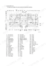 hyundai-r170w-9-wheeled-excavator-service-manual-exploded-view-36.webp Hyundai R170W-9 main pump exploded view diagram with numbered component parts list including drive shaft, piston, and valve block.