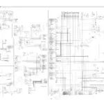 Hyundai R180LC-7 electrical circuit wiring diagram showing harness connections, fuse box, and CPU controller pinouts.