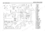 Hyundai R200W-7A hydraulic system circuit diagram with numbered component legend for pumps, valves, and cylinders.