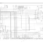 Hyundai R210LC-9 electrical circuit diagram showing MCU, fuse box, battery, and console connector pinouts.