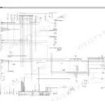 Hyundai R210NLC-7A electrical circuit wiring diagram showing CPU controller, fuse box, and cabin harness connections.