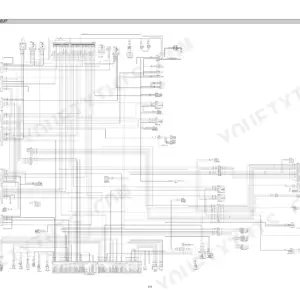 Hyundai R210NLC-7A electrical circuit wiring diagram showing CPU controller, fuse box, and cabin harness connections.