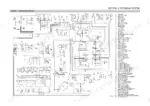 Hyundai R210W-9 hydraulic circuit diagram with numbered component list for main pump, control valves, and cylinders.