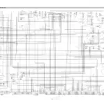 Hyundai R210W-9 electrical circuit diagram 1 of 3 showing wiring connections, fuse box, and MCU pinout configurations.