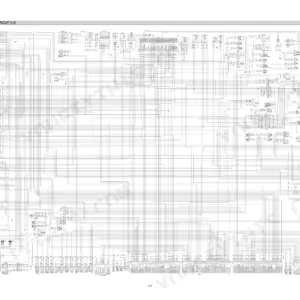 Hyundai R210W-9 electrical circuit diagram 1 of 3 showing wiring connections, fuse box, and MCU pinout configurations.