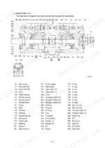hyundai-r235lcr-9-hydraulic-excavator-shop-manual-exploded-view-37.webp Hyundai R235LCR-9 main pump exploded view diagram and numbered parts list for piston pumps and valve block components.