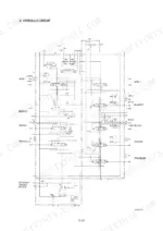 hyundai-r250lc-7-r250nlc-7-crawler-excavator-service-manual-hydraulic-54.webp Hyundai R250LC-7, R250NLC-7 hydraulic circuit diagram showing main control valve functions for boom, arm, bucket, swing, and travel.