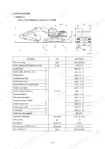 hyundai-r250lc-9-to-walker-hydraulic-excavator-shop-manual-specs-23.webp Hyundai R250LC-9 excavator dimensions diagram and technical specifications table.
