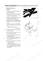 hyundai-r27z-9-crawler-excavator-service-manual-procedures-264.webp Hyundai R27Z-9 pump device removal and installation procedure with hydraulic pump hose connection diagram