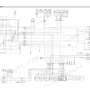 Hyundai R27Z-9 electrical circuit wiring diagram showing fuse box, relays, switches, and cluster component connections.