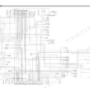 Hyundai R290LC-7A, R290NLC-7A electrical circuit wiring diagram showing cabin, console, and engine harness connections.