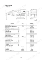 hyundai-r320lc-7a-to-walker-hydraulic-excavator-shop-manual-specs-13.webp Hyundai R320LC-7A technical specifications table and dimensional diagram.