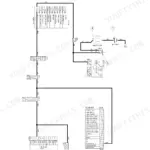 Hyundai R35Z-7A power circuit wiring diagram showing fuse box, master switch, start switch, cluster, and radio connections.