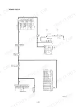 Hyundai R35Z-7A power circuit wiring diagram showing fuse box, master switch, start switch, cluster, and radio connections.
