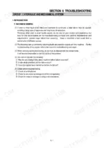 hyundai-r360lc-3-hydraulic-excavator-shop-manual-troubleshooting-221.webp Hyundai R360LC-3 troubleshooting manual, Section 6, Group 1: Hydraulic and Mechanical System introduction and general procedures.