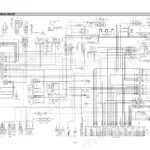Hyundai R360LC-3 electrical circuit wiring diagram showing fuse box, CPU controller, and various component connections.